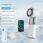 Portable Fan Adjustable Airflow & 6000mAh Power Bank