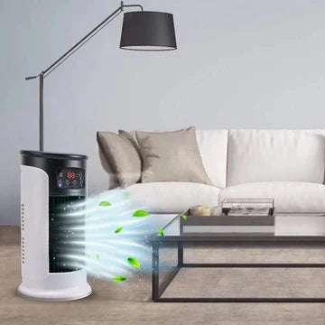 Portable Floor Cooler Windowless Multi-Directional Airflow