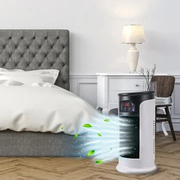 Portable Floor Cooler Windowless Multi-Directional Airflow