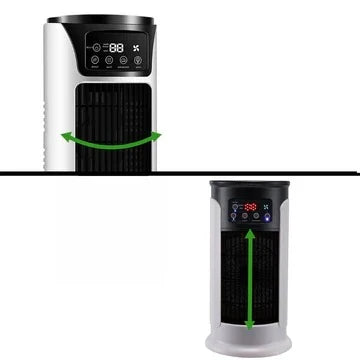 Portable Floor Cooler Windowless Multi-Directional Airflow