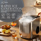 Portable Ice Maker Self-Cleaning Two Ice Sizes