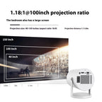 Portable Projector Ultra-Short Throw 180 Degree Rotating Stand