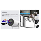 Portable Projector Ultra-Short Throw 180 Degree Rotating Stand