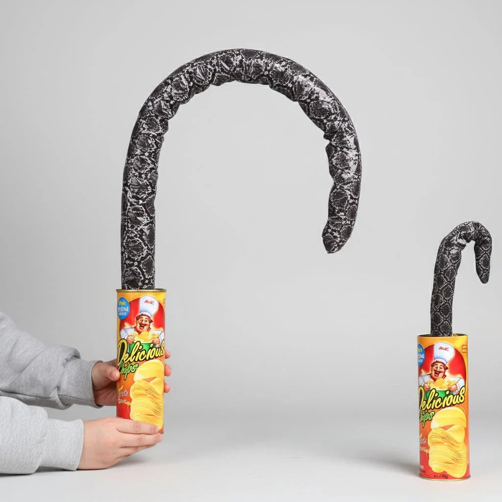Prank Toy Spring-Loaded Realistic Snake Skin
