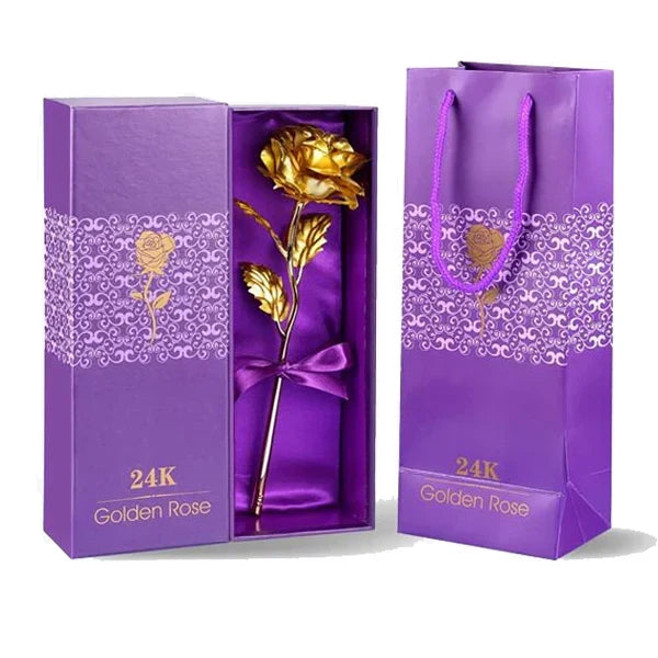 Preserved Rose Gold Foil Presentation Box