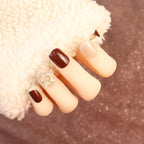 Press-On Nail Art Set Easy Apply Tools & Storage