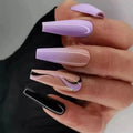 Press-On Nail Extensions Gradient & Decorative Easy Application