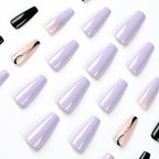 Press-On Nail Extensions Gradient & Decorative Easy Application