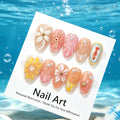 Press-On Nail Kit Intricate Designs Durable Wear