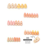 Press-On Nail Kit Intricate Designs Durable Wear
