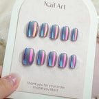 Press-On Nail Kit Iridescent Peel & Stick Multiple Sizes