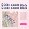 Press-On Nail Kit Iridescent Peel & Stick Multiple Sizes