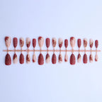 Press-On Nail Set 3D Textured Peel & Stick