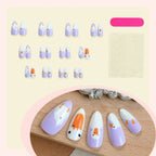Press-On Nail Set Animal Motifs Full-Cover Easy Application