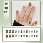 Press-On Nail Set Artistic Designs Long-Lasting