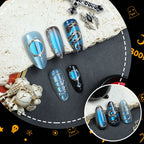 Press-On Nail Set Artistic Designs Reusable & Easy Application