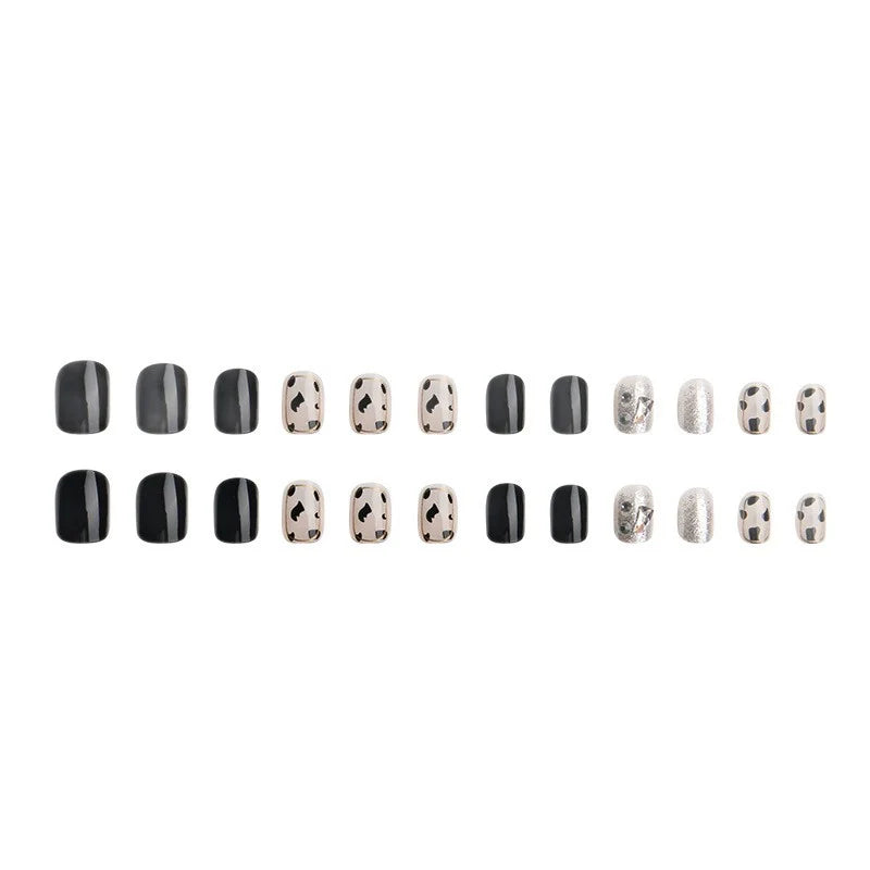 Press-On Nail Set Assorted Designs Reusable & Easy Application