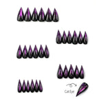 Press-On Nail Set Cat-Eye Finish & Easy Application