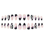 Press-On Nail Set Cosmic Gradient Almond Shape 24-Piece