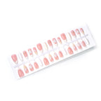Press-On Nail Set Decorative Designs Multiple Sizes