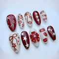 Press-On Nail Set Easy Application Multiple Sizes