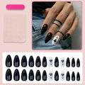 Press-On Nail Set Easy Application Reusable Chip-Resistant