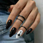 Press-On Nail Set Easy Application Reusable Chip-Resistant