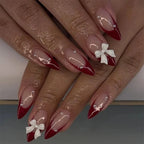 Press-On Nail Set Embellished & Reusable Salon Finish