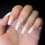 Press-On Nail Set Festive Designs & Gel Polish