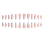 Press-On Nail Set Festive Designs & Gel Polish