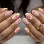 Press-On Nail Set Festive Designs & Gel Polish
