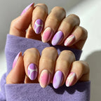 Press-On Nail Set Festive Designs & Gel Polish