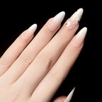 Press-On Nail Set Festive Designs & Gel Polish