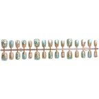 Press-On Nail Set Floral Design Quick Application & Reusable