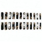 Press-On Nail Set Floral Designs Glossy & Chip-Resistant