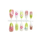Press-On Nail Set Floral Designs Quick Apply