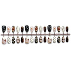 Press-On Nail Set Floral & Geometric Custom Fit
