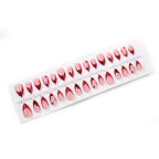 Press-On Nail Set Floral & Ladybug Multiple Sizes