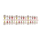 Press-On Nail Set Fruit Designs Durable Easy Application