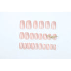 Press-On Nail Set Glitter & Rhinestones Quick Application