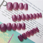 Press-On Nail Set Glossy Reusable & Chip-Resistant
