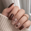 Press-On Nail Set Glossy Reusable & Easy Application