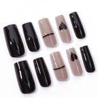 Press-On Nail Set Glossy Reusable & Easy Application