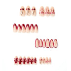 Press-On Nail Set Gradient Ombre Adhesive Tabs