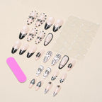 Press-On Nail Set Graphic Designs & Easy Application