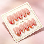 Press-On Nail Set Hand-Painted & Custom Fit