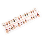 Press-On Nail Set Handcrafted Festive Designs
