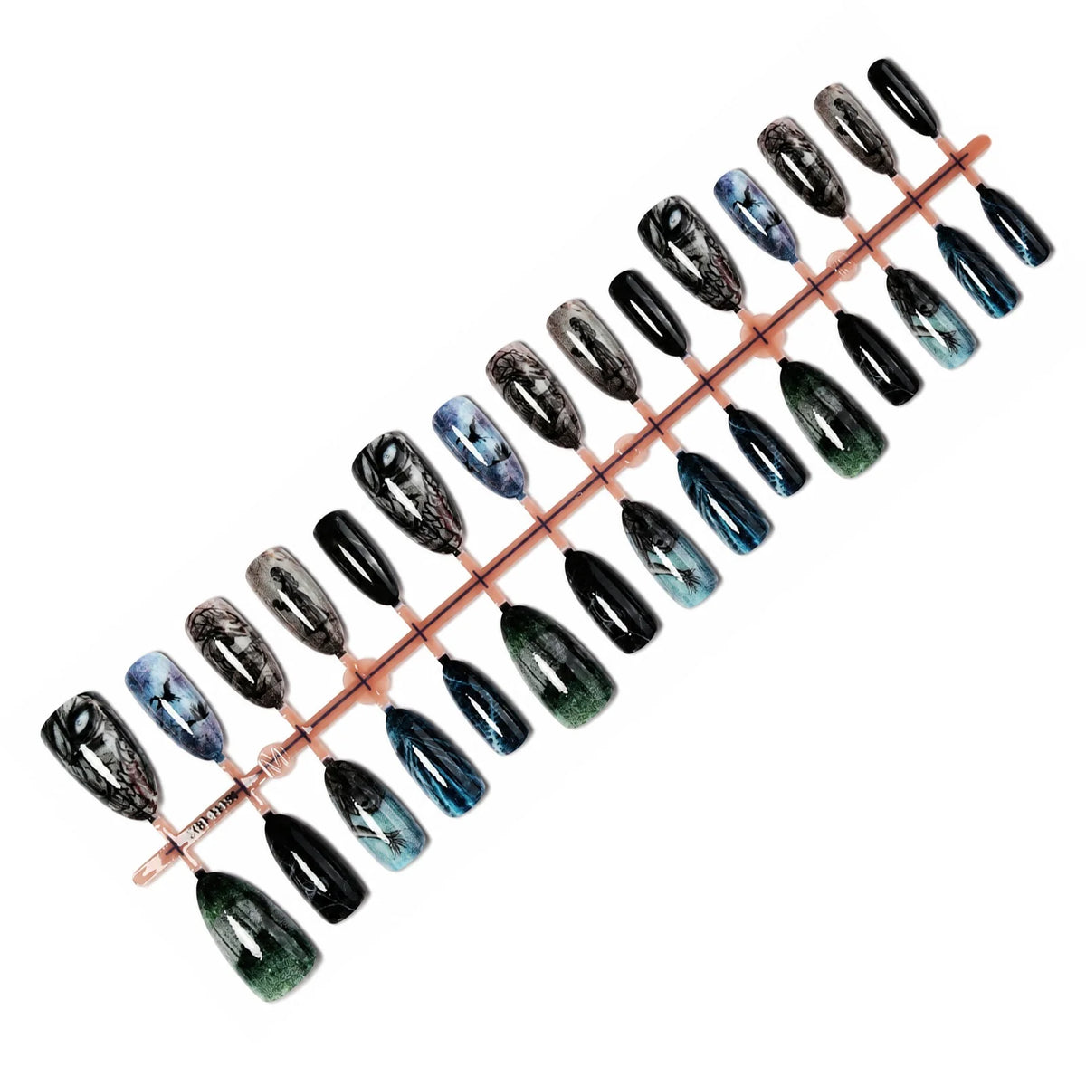 Press-On Nail Set Handcrafted Reusable Easy Apply
