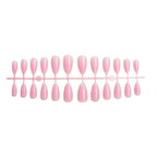 Press-On Nail Set Heart Print Reusable Multiple Sizes
