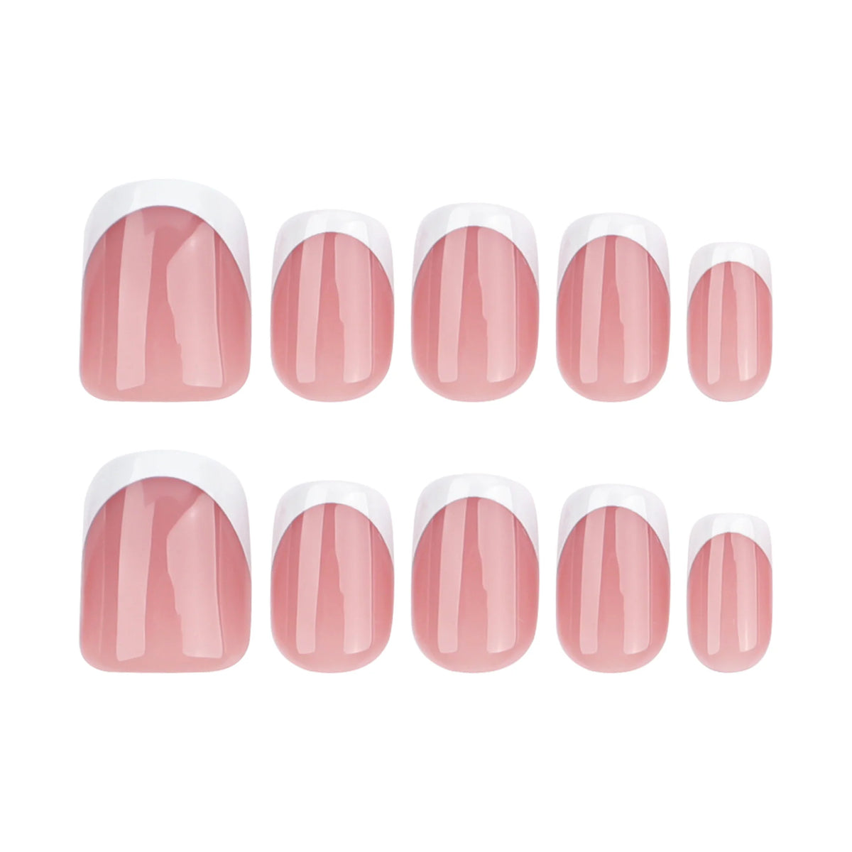 Press-On Nail Set Interchangeable Multiple Sizes Reusable